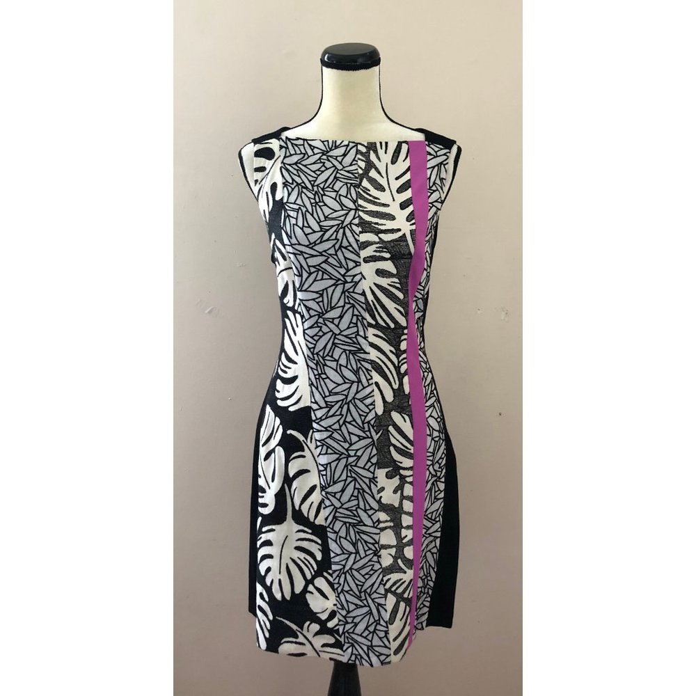 NWT DVF embroidered monstera leaf runway Yianna dress - Picture 6 of 13